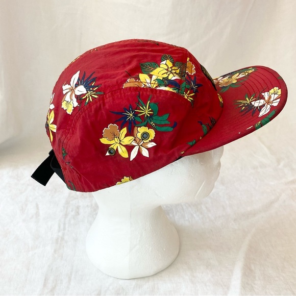 Obey Red Floral Pattern Hat - Picture 3 of 14